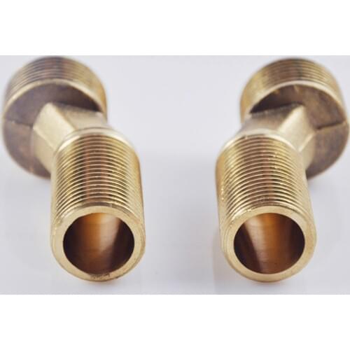 Copper Bathroom Shower Bathtub Faucet Mixing Valve Faucet Distance Increased Eccentric Angled Change Curved Foot Bend Fittings