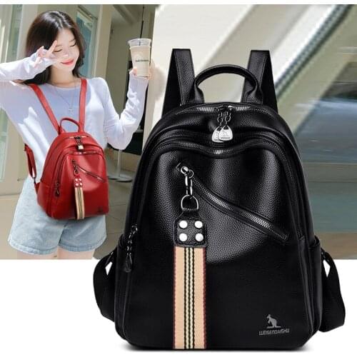 Mini Backpacks for Women PU Leather Bagpack Casual Female Anti Theft Backpack 2021 New Lady Travel Rucksack Classic Lady Mochila