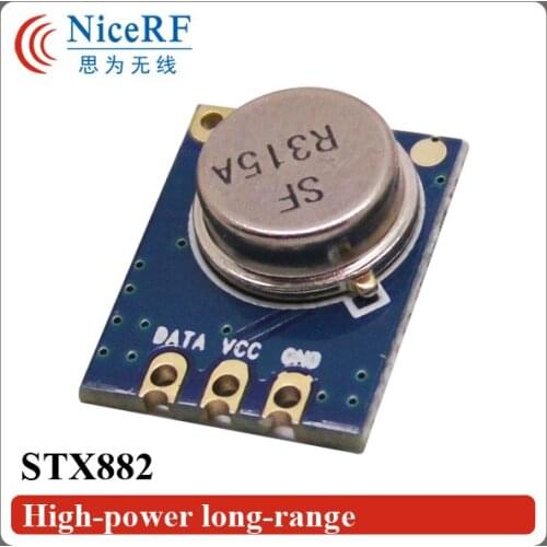 Free Shipping-10PCS/Lot STX882 High Power Superheterodyne 433 /315 MHz ASK Transmitter Module