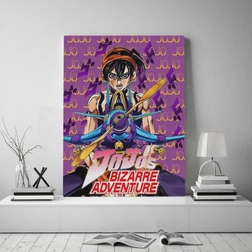 Canvas Prints Paintings Narancia Ghirga Wall Art Jojo S Bizarre Poster Modular Anime Role Pictures For Bedroom Modern Home Decor