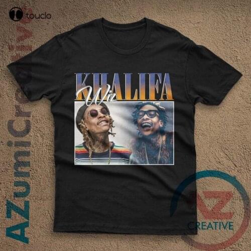 New Wiz Khalifa Vintage 90S T-Shirt Hip Hop Rap Tshirt Tee T-Shirt Birthday Gift Tee Shirt