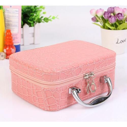 2019 Professional Toiletry Bag Cosmetic Bag Organizer Women Travel Make Up Cases Big Capacity Cosmetics Suitcases For Makeup