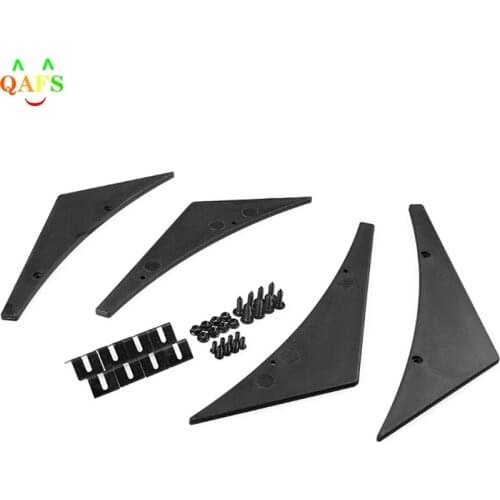 Universal Car Front Bumper Lip Splitter Auto Body Kit Car Spoiler Canards Valence Chin accessory