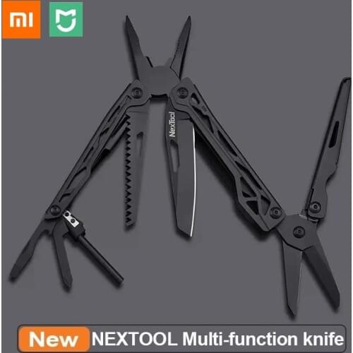 XIAOMI Official Nextool 10 In1 Tools Multifunctional Tools Blade Folding Pliers Camping Hiking Cycling Portable Scissors Opener