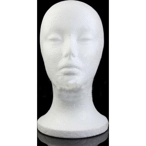 Female Foam Wig Hair Hat Glasses Display Mannequin Manikin Styrofoam Head Model Au06 21 Dropshipping