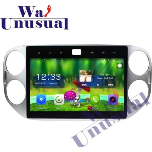 10.1" Quad Core 16G Android 6.0 GPS Navigation Multimedia Player For VW Tiguan 2013 2014 2015 with GPS WIFI BT 3G 1024*600 Maps