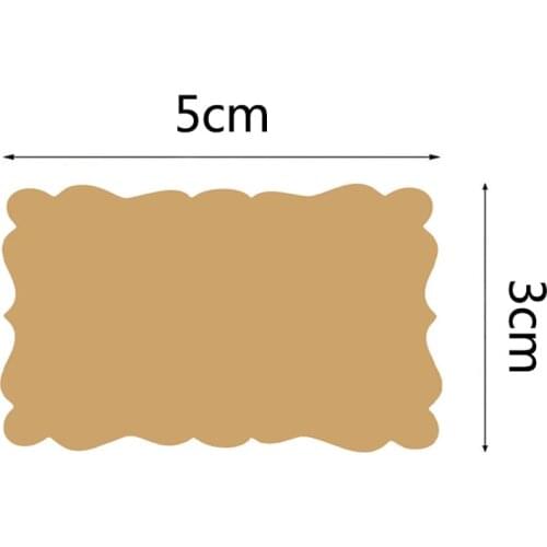 250 pcs per roll 3*5 cm Blank Stickers scrapbooking labels sticker for Package and wedding decoration DIY Stationery Sticker