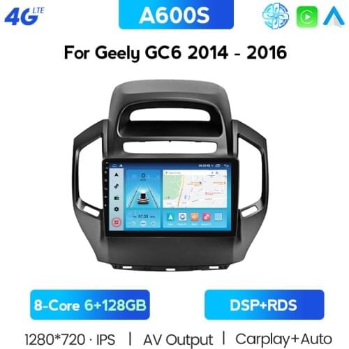 For Geely Jingang GC6 2016 - 2019 Car Radio Multimedia Video Player Navigation GPS Android 2din 2 Din DVD Steering Wheel Control