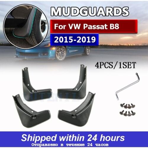 Car Accessories Mud Flaps Fender Flares Splash Guards Mudguards for VW Passat B8 2015 2016 2017