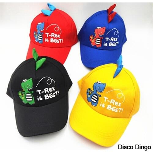 2-8 Years Old Boys Baseball Cap Cartoon Dinosaur Print Baseball Cap Mesh Sun Hat