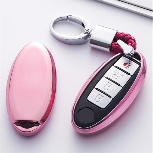 For Nissan Qashqai J10 XF TPU Car Key Cover Holder for Infiniti FX G37 FX35 EX25 EX35 FX37 EX37 Q60 QX50 QX70 Car Accessories