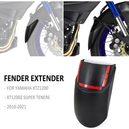 For Yamaha XTZ1200 XTZ 1200 XT 1200 Z XT1200Z Super Tenere 2010- Motorcycle Front Wheel Fender Extension Mudguard Splash Guard