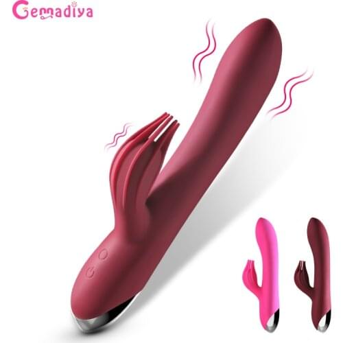 G Spot Vibrations Rabbit Vagina Vibrator For Women Clitoris Stimulate Double Motors Dildos Sex Toys For Women Adult Massager