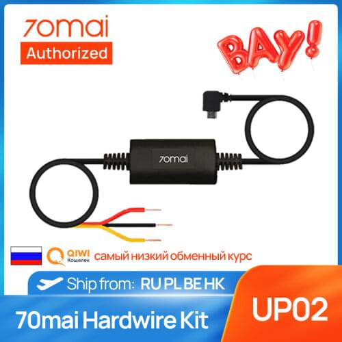 70mai hardware kit parking surveillance cable for 70mai A800S A500S D06 D07 D08 hardwire kit 24H Parking Monitior Power Cable