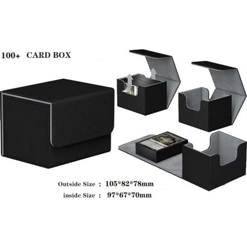 High quality 100+ Capacity cards box card case container collection for Board Games Sleeve Holder box