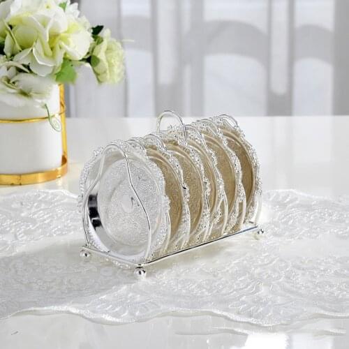 Stainless Steel High-end Gold/silver Tray Fruit Tray Hotel Household Goods KTV Fruit Tray Alloy Cake Tray 10cm 1pc