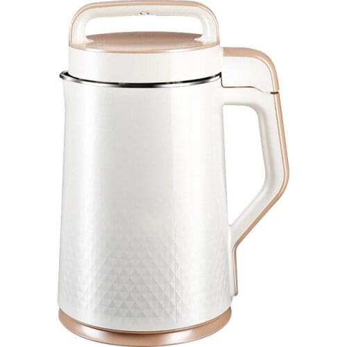 White Filter-free Soymilk maker multi-function reservation could make milk tea LED display soymilk machine 1.3L