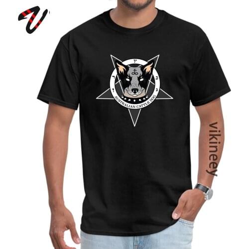 Birthday Australian Cattle Dog Mens T-shirts 2019 New Fashion Fall Ukraine Jaws Fabric Tops Tees Tees