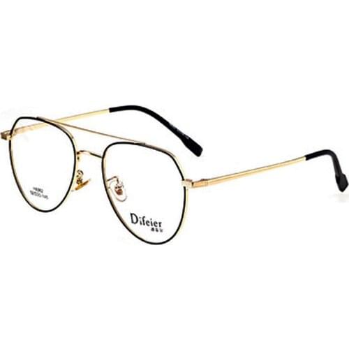 Fashion New Trend Alloy Oval Frame Reading Glasses Pilot Optical Eyeglasses for Women Men+1 +1.5 +2 +2.5+3 +3.5 +4