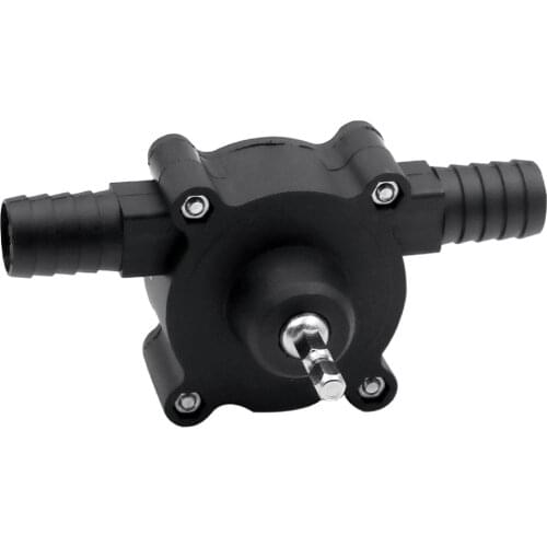 Hugwit Transfer Water Pump 120W-650W Portable Round Shank Heavy Duty 20-40L/H Self-Priming Hand Electric DC Drill Pump Silent