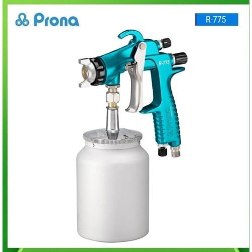 Prona R-775 Paint Spray Gun for Cars R775 Universal Pneumatic Tool Mini Painting Pistol Sprayer Power Tools Air Guns W77 Cup