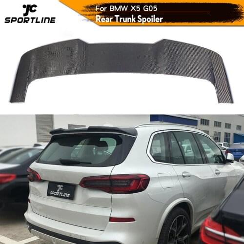 Carbon Fiber / FRP Rear Roof Spoiler for BMW G05 X5 M Sport 2019 - 2020 Rear Wing Spoiler Boot Lid