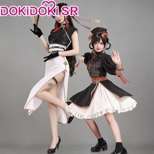 Dokidoki-SR Chinese Kongfu Girl Cosplay Cosplay Costume Kongfu Girls Costume Women Chinese Kongfu Cute Four Sisters