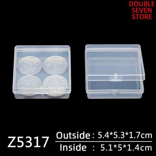 Inside 5.1*5*1.4 cm PP Plastic Square Box parts element material sorting box