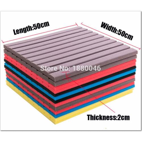 High Quality Soundproof foam/acoustic foam acoustic panel studio foam Fast EMS Free shipping 30pcs size 50*50*2cm Black color