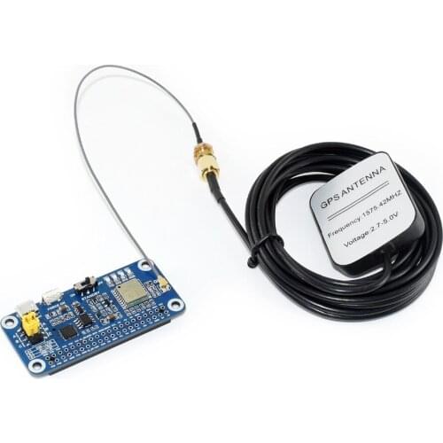 Waveshare L76X GPS HAT Multi-GNSS HAT for Raspberry Pi Supports GPS BDS and QZSS