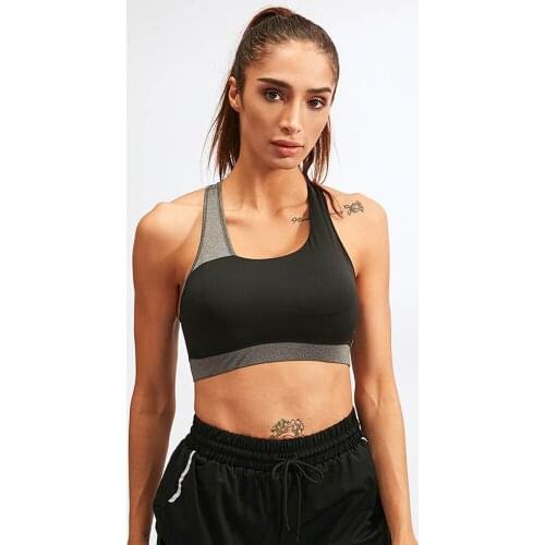 Ladies Sports Bra Fitness Training Shockproof Sports Underwear Cross Beauty Back And Quick-Drying Yoga Vest Activewear Goth