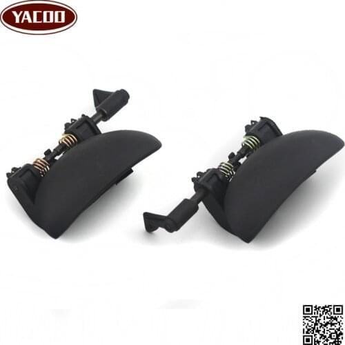 1PAIR REAR EXTERIOR DOOR HANDLE FOR PEUGEOT 206 207