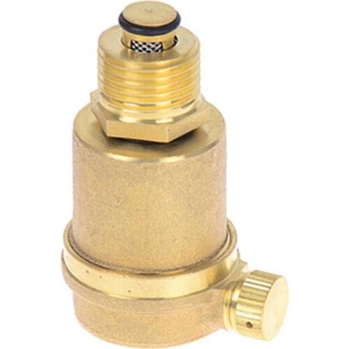 1PC 1/2" Brass Air Vent Valve Automatic Air Pressure Vent Valve for Solar Water Heater Pressure Relief Value Hardware Tools