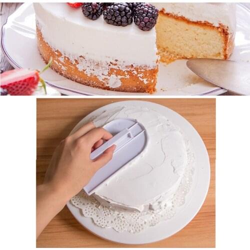 1 Piece Small Icing Fondant Cake Decorating Sugar Craft Sugarcraft Icing Mold Plastic Cake Smoother Polisher Tools Kitchen Bake