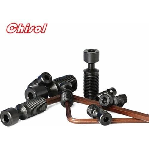 10pcs/lots P type Cutter Tools Holder Screw LEM5 LEM6 LEM8 LEM10 LEM12 machine forcing screw Waist slot screw