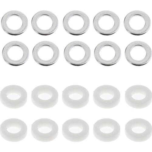 10Pcs Iron/Plastic Snare Drum Screw Gaskets DIY Percussion Parts Snare Drum Screw Washers Percussion Instrument Accessory