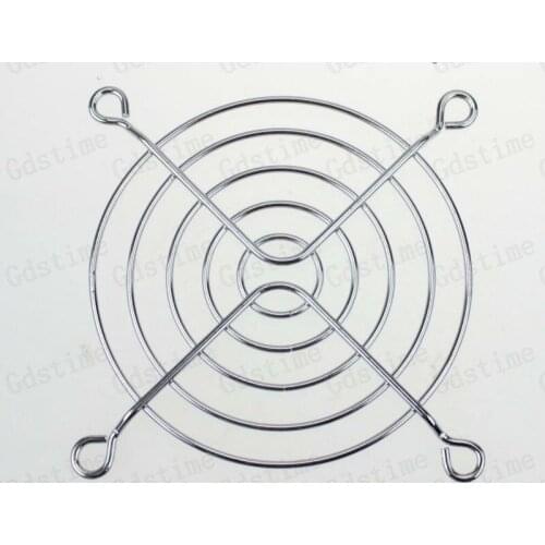 100 Pcs Gdstime 80mm 8cm 3 inches Stainless Steel Metal Fan Grill 80mm*80mm Iron Net Fan Cover 80x80mm Wholesale