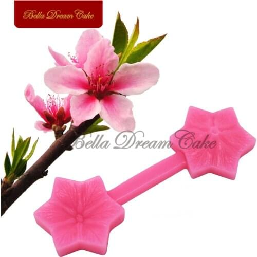 White Cypress Vine Petal Veiner Silicone Mold DIY Handmade Fondant Flower Mould Cake Decorating Tool Kitchen Bakeware