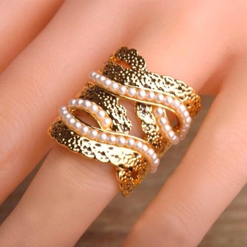 Blucome Women's Gold Rings