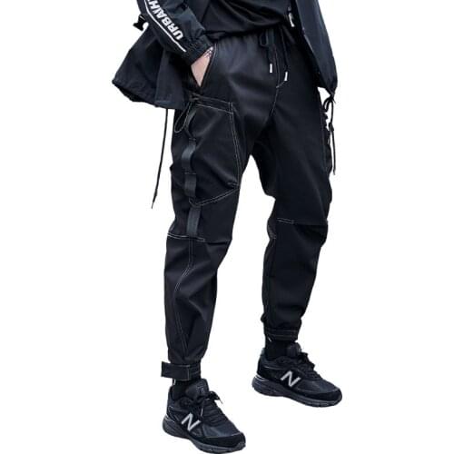 2020 Cargo Pants Streetwear Hip Hop Sweatpants Casual Trousers Mens Harem Pants Fashion Male Multiple Pockets Autumn Jogger
