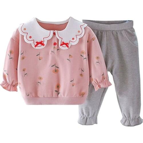 Kids Clothing Baby Girls Clothes Sets Spring Autumn Girls Sport Suits Long Sleeve Shirt+pants Children Clothing Set Kids Clothes