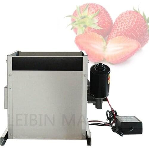 Stainless Steel Double Grinding-Wheel Electric Manual Grape Crusher Home Wine Brewing Bar Tool