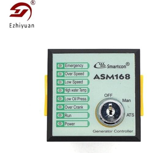 Ezhiyuan ASM168 Generator Controller GTR-168 Diesel Genset ATS Control Panel