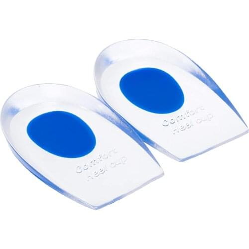 Gel Silicone Heel Cups/Pads - 1 Pair Heel Lifts for Achilles Tendonitis, Shoe Pad Relief Foot Pain Protectors High Heel Inserts