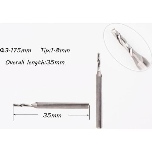 Metal aluminium brass engraving cutter bits drilling milling apply to cnc 1310 1419 , 5pcs