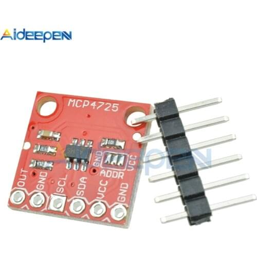 DC 2.7V-5.5V MCP4725 DAC Digital Converter Breakout Module Development Board 12-bit I2C IIC interface For Arduino