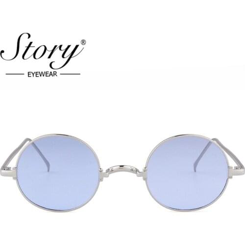 STORY retro round sunglasses women men 2019 luxury brand designer vintage personality bridge small frame glasses shades S128U