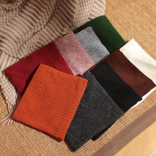 Circle Scarf Hot Women Men Fashion Female Winter Warm Scarf Solid Chunky Cable Knit Wool Snood Infinity Neck Warmer Cowl Collar