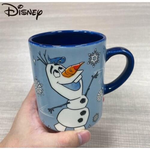 Disney Milk Cereal Cup Ceramic Cartoon Cup Cute Children Large Capacity Mug Drinking Coffee Cup disney mug water bottles