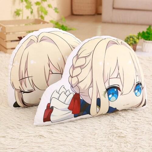 Cartoon Anime Plush Toys Original Anime Peripheral Violet Everlasting Garden Rose Orient Double-sided Dolls Stuffed toys Gifts